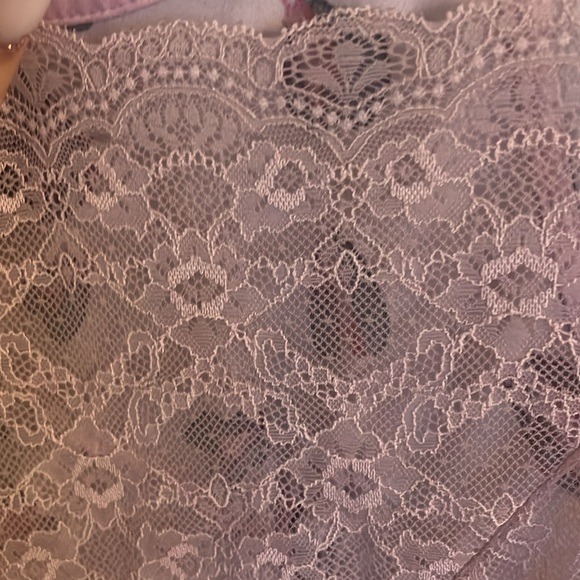 Pink/black heart nightgown size small - Picture 2 of 3